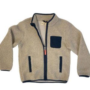 Member’s Mark Boy’s lightweight Cuddly Cozy Sherpa Tan Jacket- size 5 – MINT con